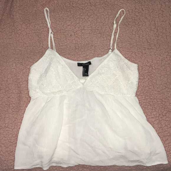 White Tank Top - Picture 2 of 4